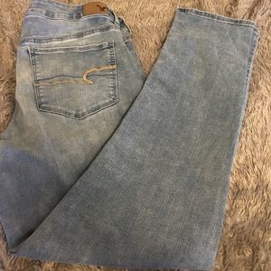 Light wash American Eagle jeans